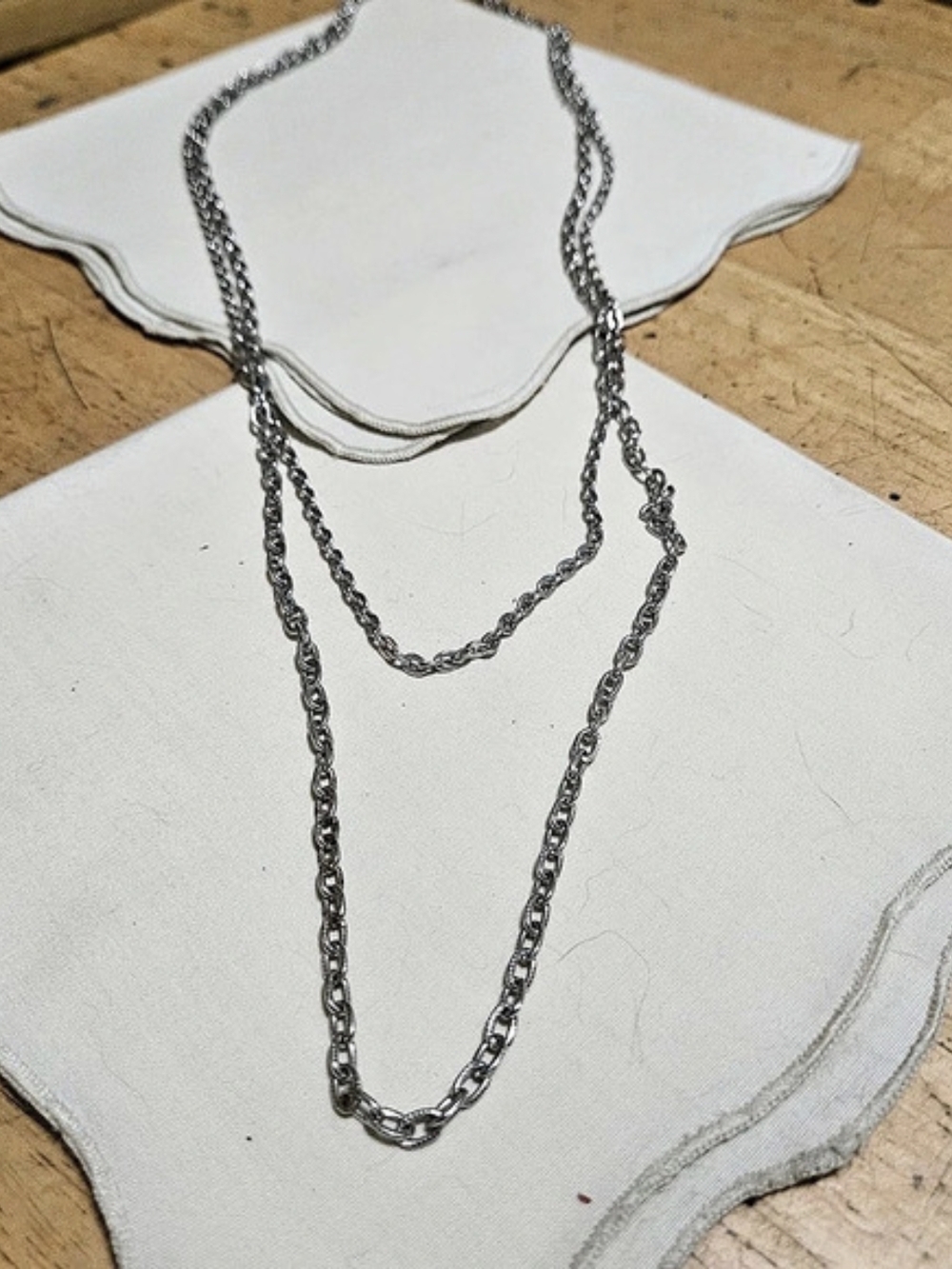 Chopard Silver-Tone Chain Necklace